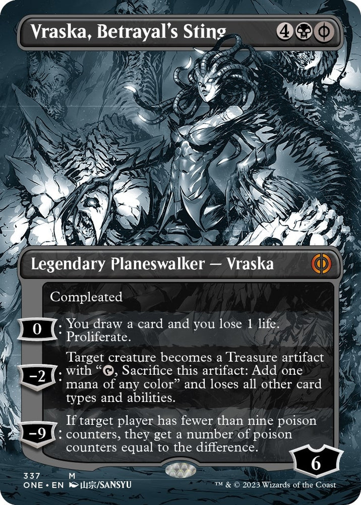Image for Vraska, Betrayal's Sting (Borderless) (337) [Phyrexia: All Will Be One]
