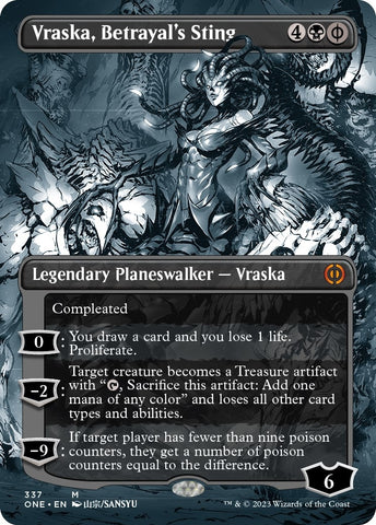 Image for Vraska, Betrayal's Sting (Borderless) (337) [Phyrexia: All Will Be One]