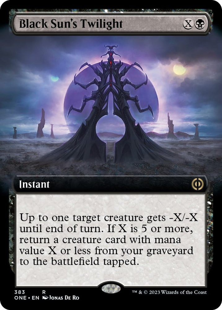 Image for Black Sun's Twilight (Extended Art) (383) [Phyrexia: All Will Be One]