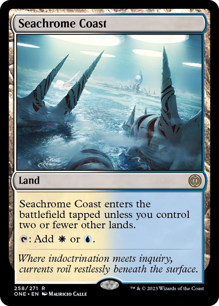Image for Seachrome Coast (258) [Phyrexia: All Will Be One]