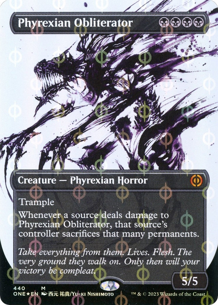 Image for Phyrexian Obliterator (Showcase) (Step-and-Compleat Foil) (440) [Phyrexia: All Will Be One]