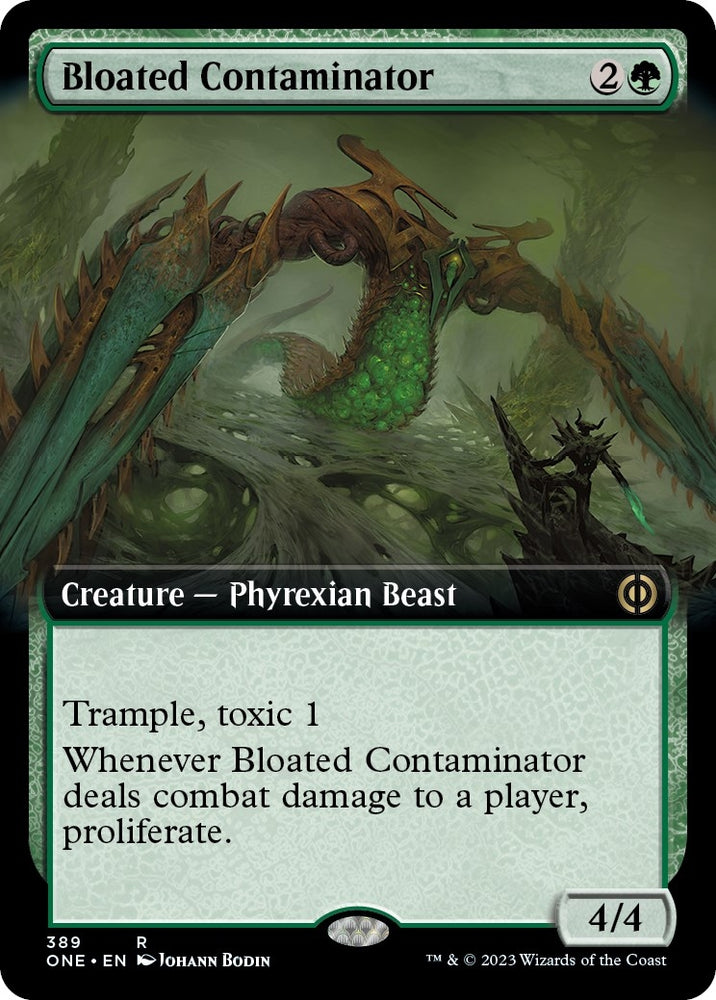 Image for Bloated Contaminator (Extended Art) (389) [Phyrexia: All Will Be One]