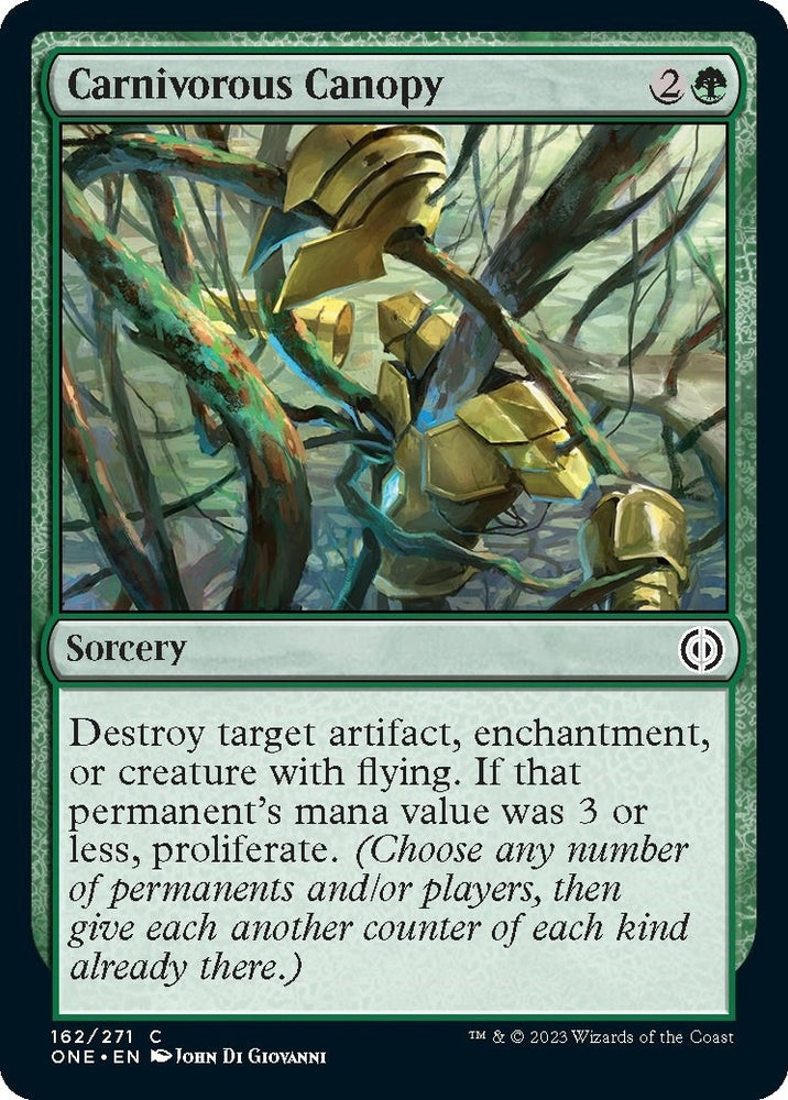Image for Carnivorous Canopy (162) [Phyrexia: All Will Be One]