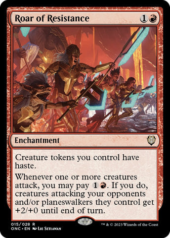 Image for Roar of Resistance (15) [Commander: Phyrexia: All Will Be One]