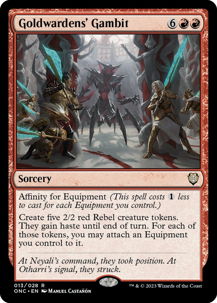 Image for Goldwardens' Gambit (13) [Commander: Phyrexia: All Will Be One]