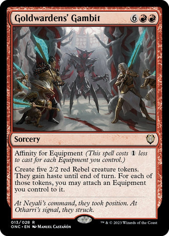 Image for Goldwardens' Gambit (13) [Commander: Phyrexia: All Will Be One]