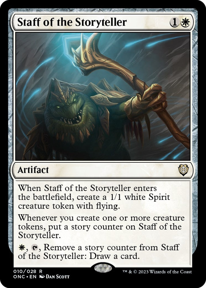 Image for Staff of the Storyteller (10) [Commander: Phyrexia: All Will Be One]