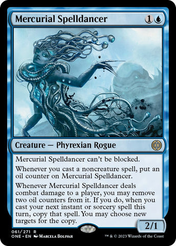 Image for Mercurial Spelldancer (61) [Phyrexia: All Will Be One]