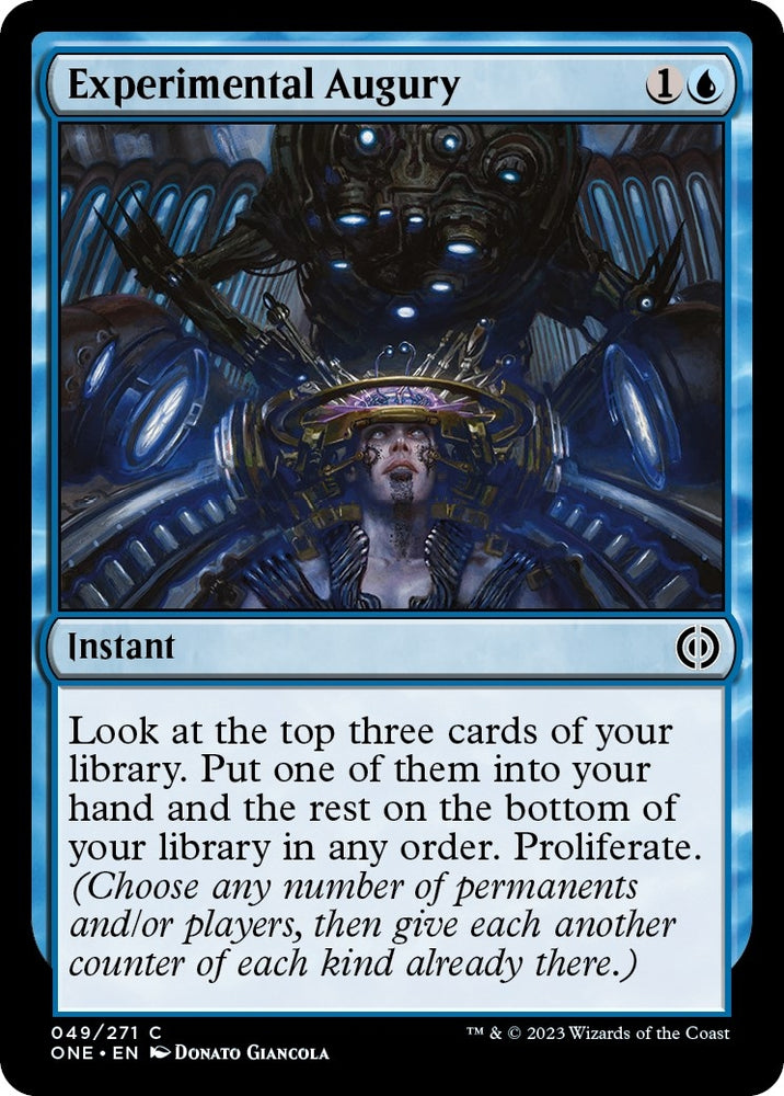 Image for Experimental Augury (49) [Phyrexia: All Will Be One]