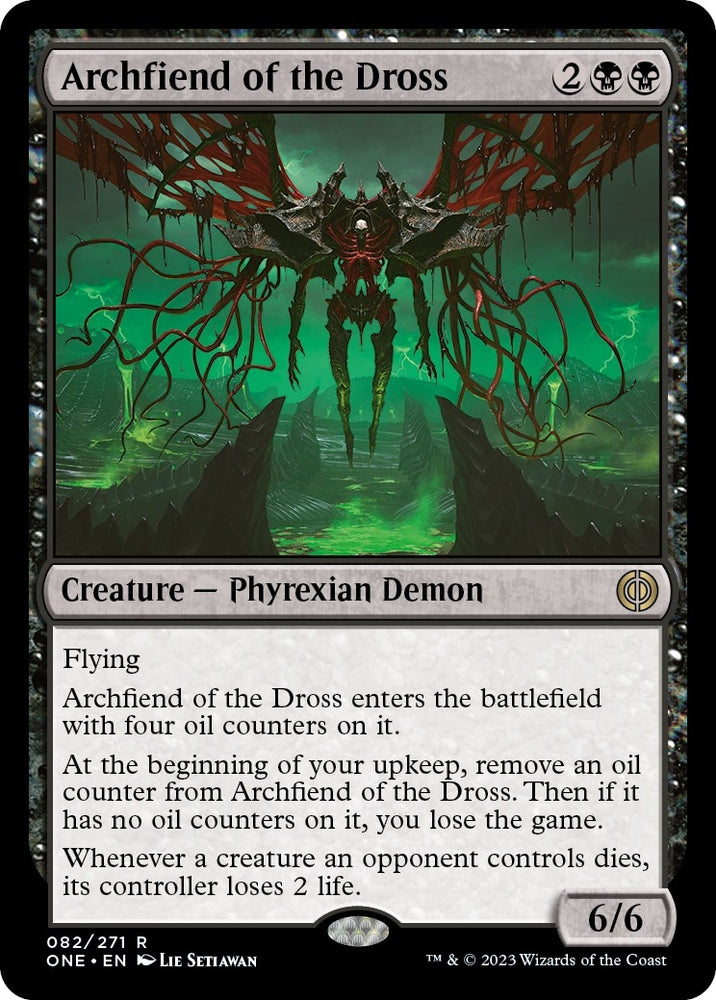 Image for Archfiend of the Dross (82) [Phyrexia: All Will Be One]