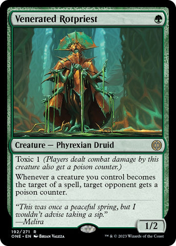 Image for Venerated Rotpriest (192) [Phyrexia: All Will Be One]