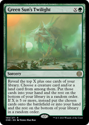 Image for Green Sun's Twilight (169) [Phyrexia: All Will Be One]