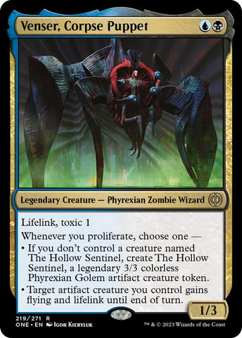 Image for Venser, Corpse Puppet (219) [Phyrexia: All Will Be One]