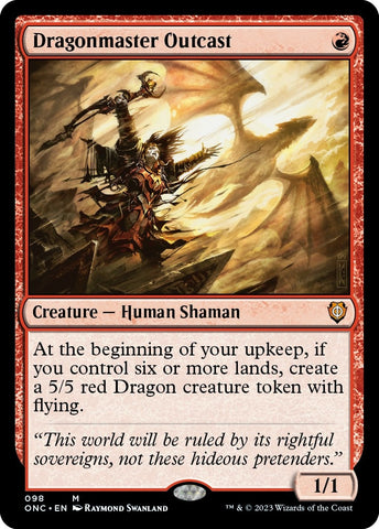 Image for Dragonmaster Outcast (98) [Commander: Phyrexia: All Will Be One]