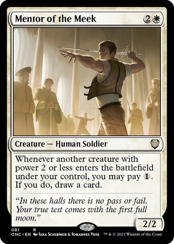 Image for Mentor of the Meek (81) [Commander: Phyrexia: All Will Be One]