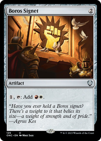 Image for Boros Signet (126) [Commander: Phyrexia: All Will Be One]