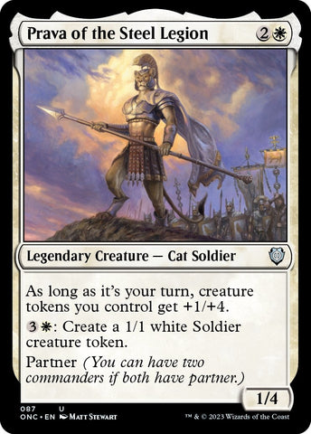 Image for Prava of the Steel Legion (87) [Commander: Phyrexia: All Will Be One]