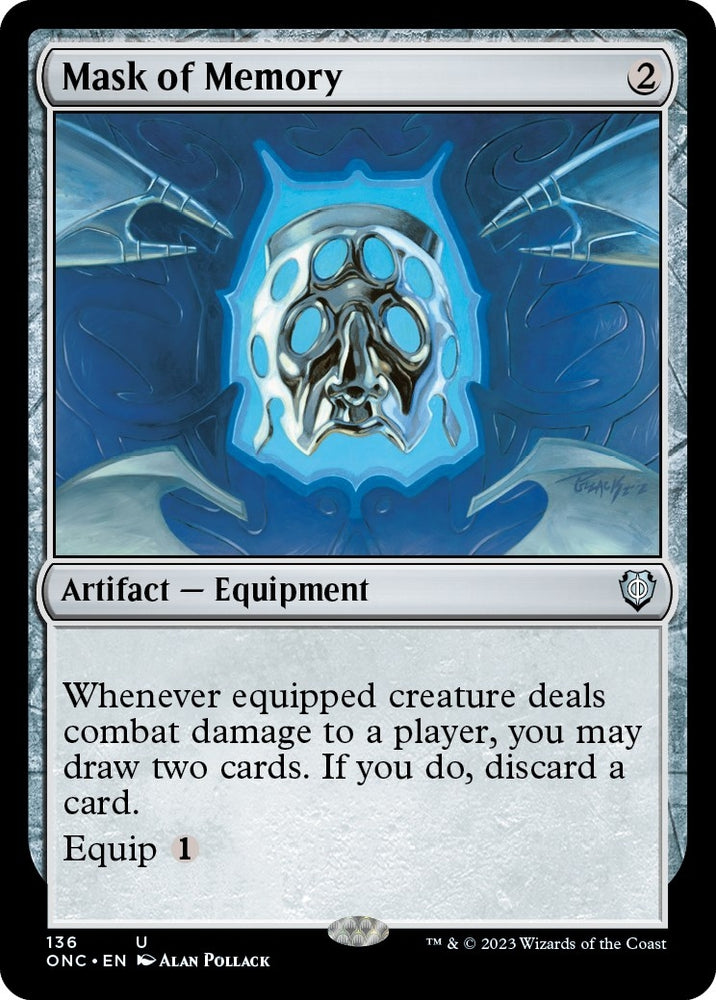 Image for Mask of Memory (136) [Commander: Phyrexia: All Will Be One]