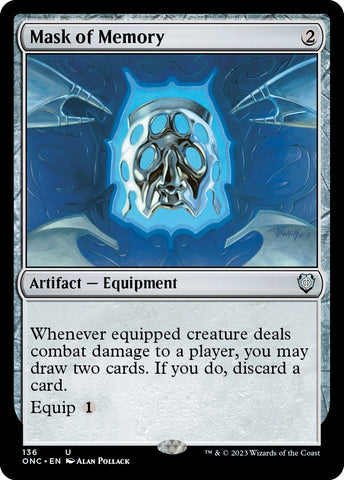 Image for Mask of Memory (136) [Commander: Phyrexia: All Will Be One]