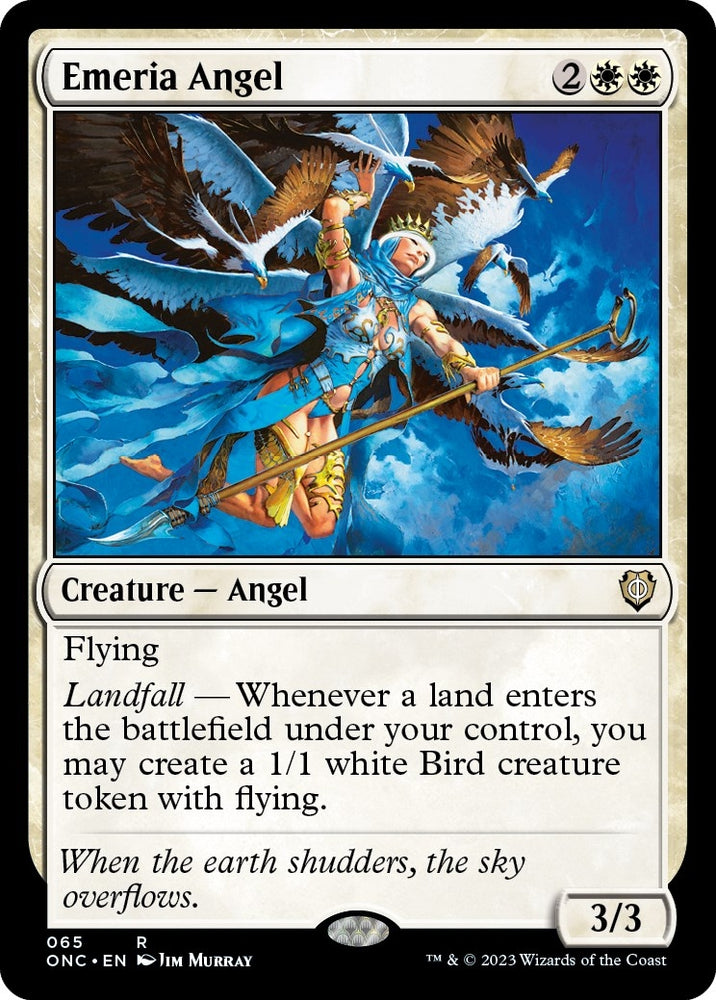 Image for Emeria Angel (65) [Commander: Phyrexia: All Will Be One]
