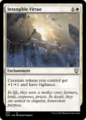 Image for Intangible Virtue (77) [Commander: Phyrexia: All Will Be One]