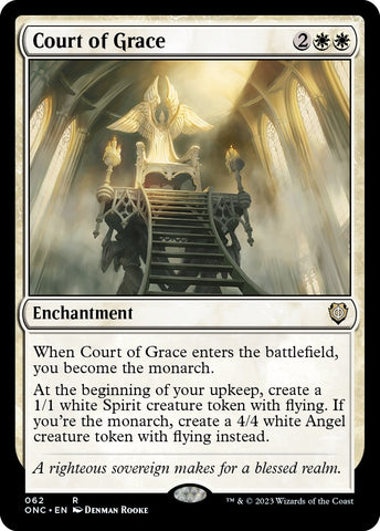 Image for Court of Grace (62) [Commander: Phyrexia: All Will Be One]