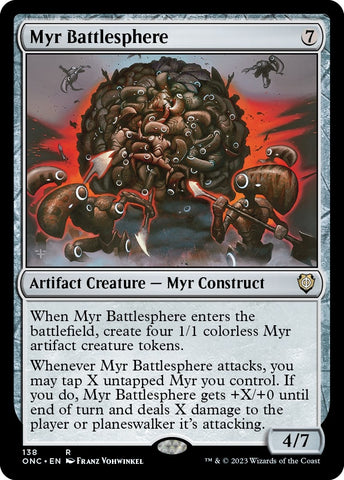 Image for Myr Battlesphere (138) [Commander: Phyrexia: All Will Be One]