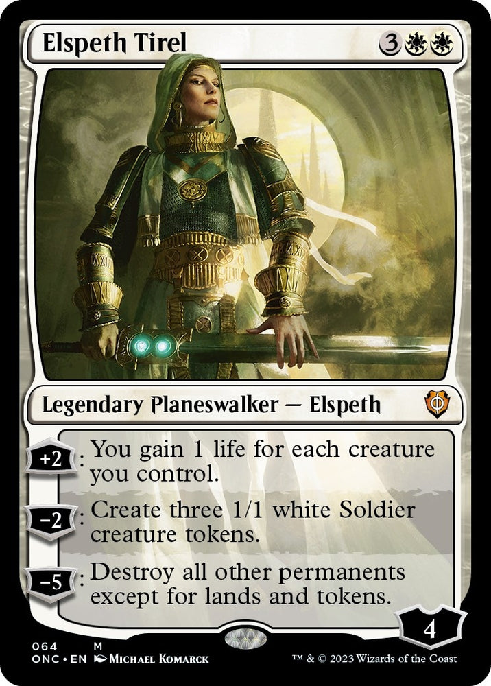 Image for Elspeth Tirel (64) [Commander: Phyrexia: All Will Be One]