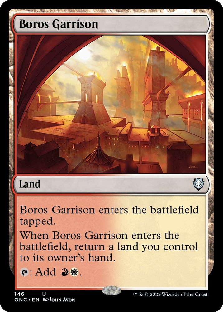 Image for Boros Garrison (146) [Commander: Phyrexia: All Will Be One]