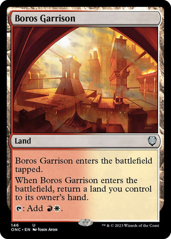 Image for Boros Garrison (146) [Commander: Phyrexia: All Will Be One]