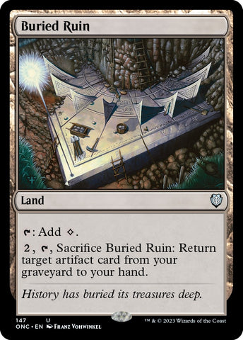 Image for Buried Ruin (147) [Commander: Phyrexia: All Will Be One]