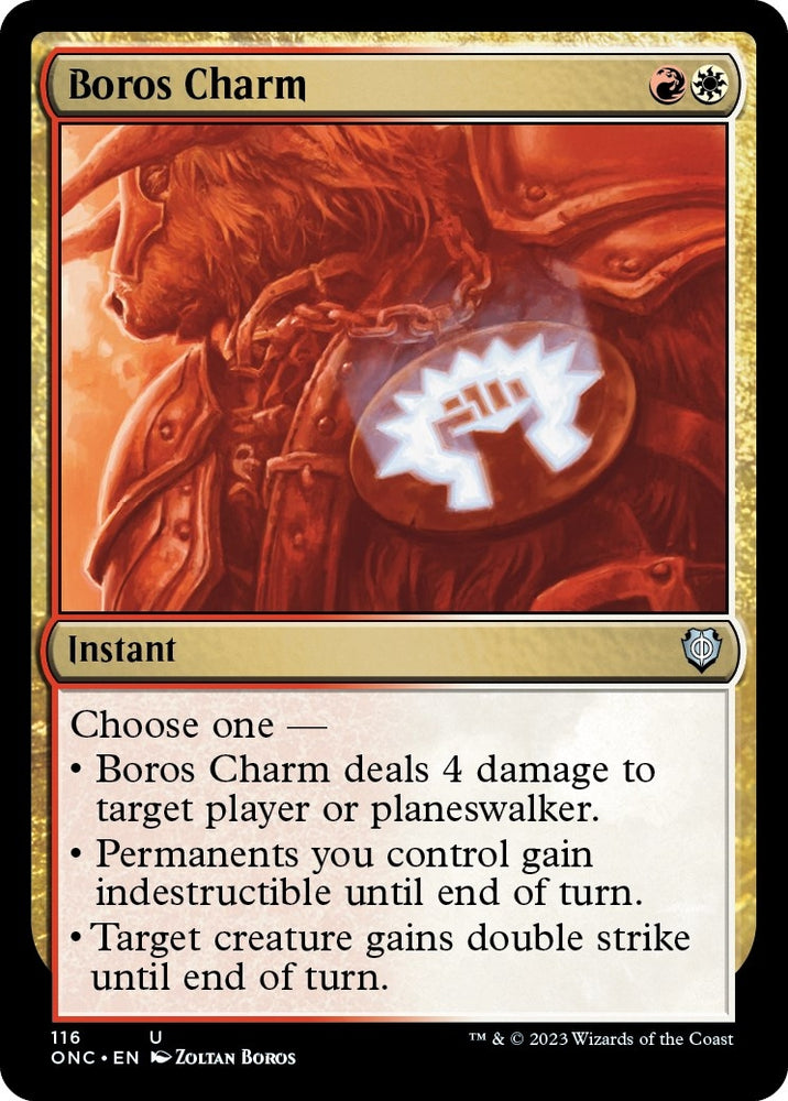 Image for Boros Charm (116) [Commander: Phyrexia: All Will Be One]