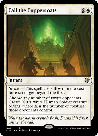Image for Call the Coppercoats (60) [Commander: Phyrexia: All Will Be One]