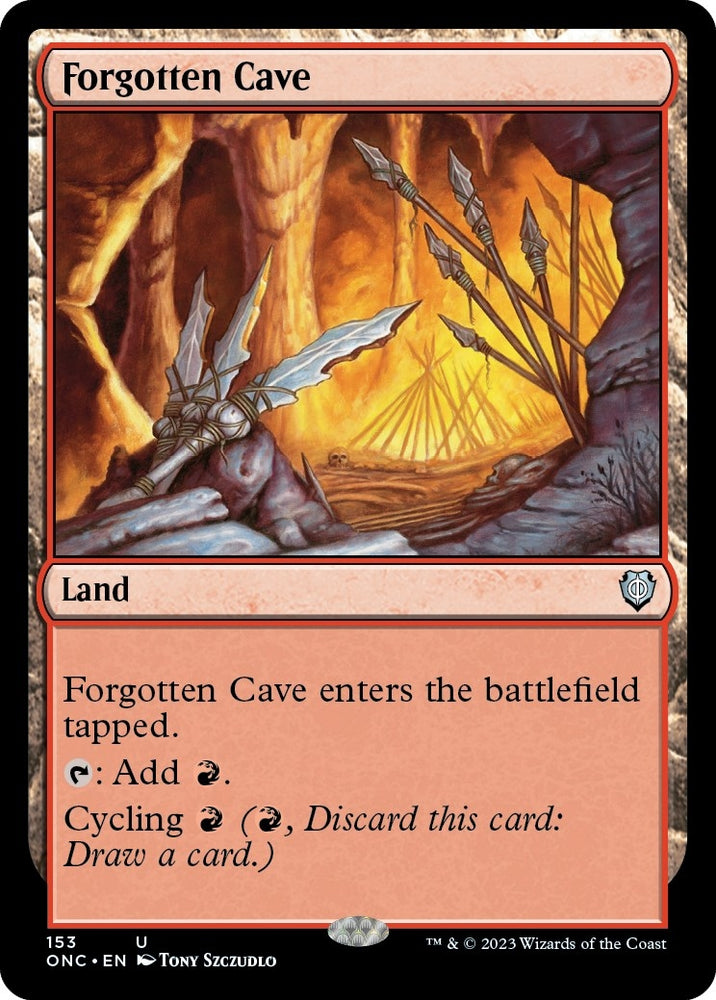 Image for Forgotten Cave (153) [Commander: Phyrexia: All Will Be One]