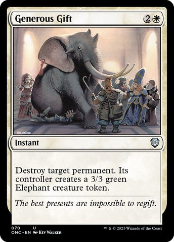Image for Generous Gift (70) [Commander: Phyrexia: All Will Be One]