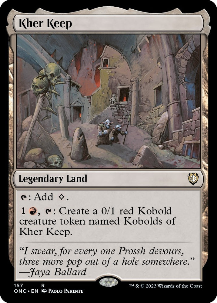 Image for Kher Keep (157) [Commander: Phyrexia: All Will Be One]