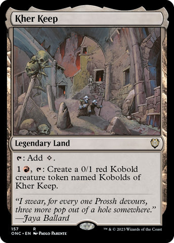 Image for Kher Keep (157) [Commander: Phyrexia: All Will Be One]