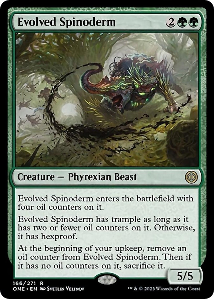 Image for Evolved Spinoderm (166) [Phyrexia: All Will Be One]