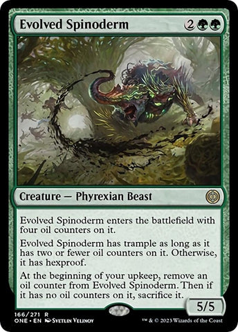 Image for Evolved Spinoderm (166) [Phyrexia: All Will Be One]