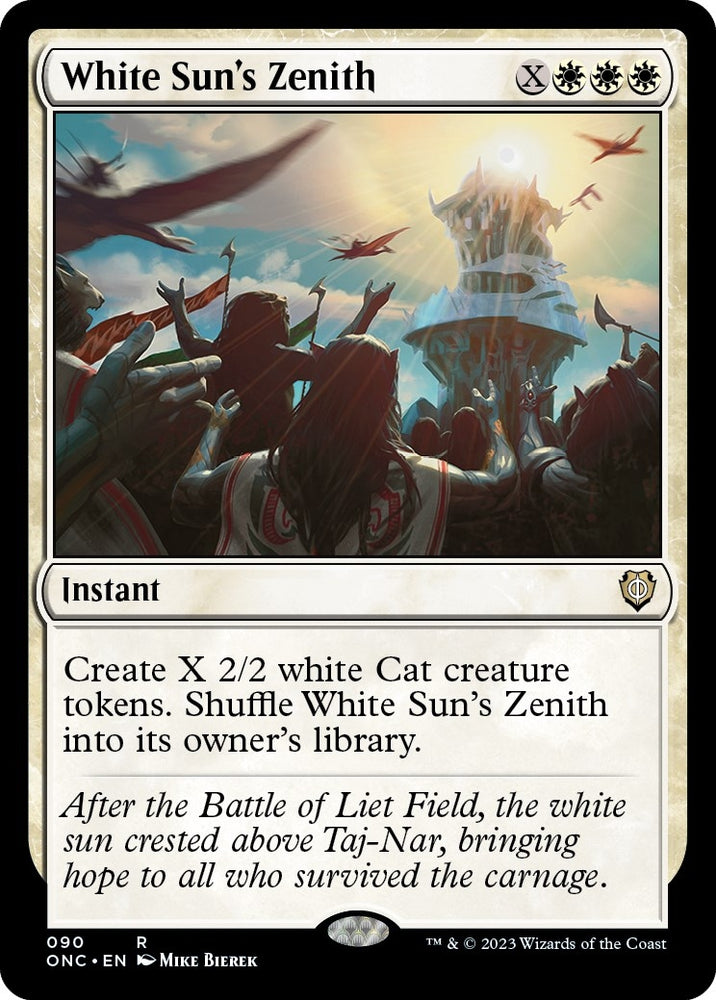 Image for White Sun's Zenith (90) [Commander: Phyrexia: All Will Be One]