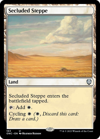 Image for Secluded Steppe (163) [Commander: Phyrexia: All Will Be One]