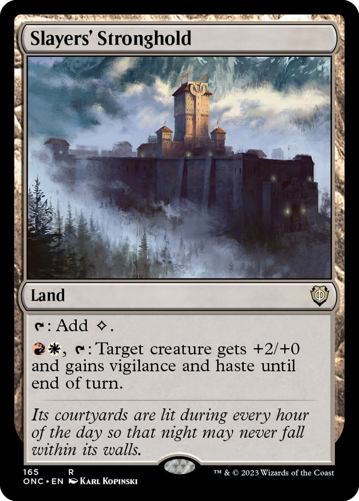 Image for Slayers' Stronghold (165) [Commander: Phyrexia: All Will Be One]