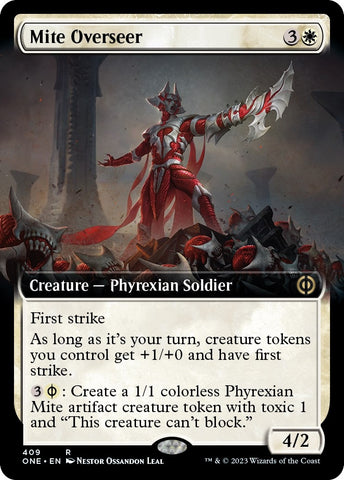 Image for Mite Overseer (Extended Art) (409) [Phyrexia: All Will Be One]