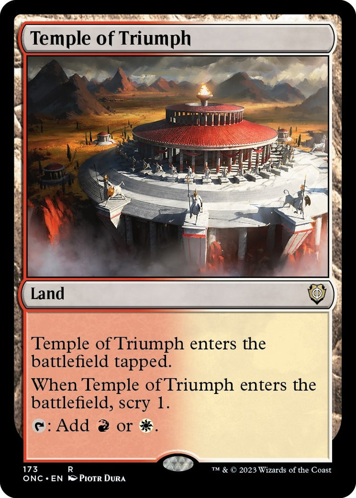 Image for Temple of Triumph (173) [Commander: Phyrexia: All Will Be One]