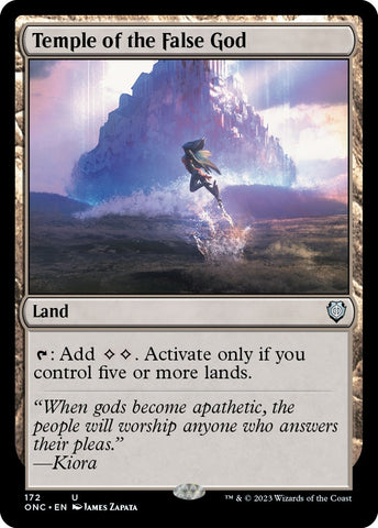 Image for Temple of the False God (172) [Commander: Phyrexia: All Will Be One]