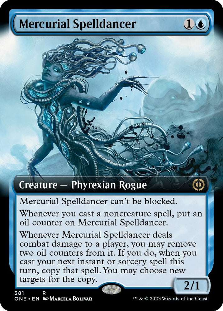 Image for Mercurial Spelldancer (Extended Art) (381) [Phyrexia: All Will Be One]