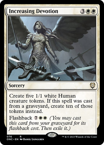 Image for Increasing Devotion (76) [Commander: Phyrexia: All Will Be One]