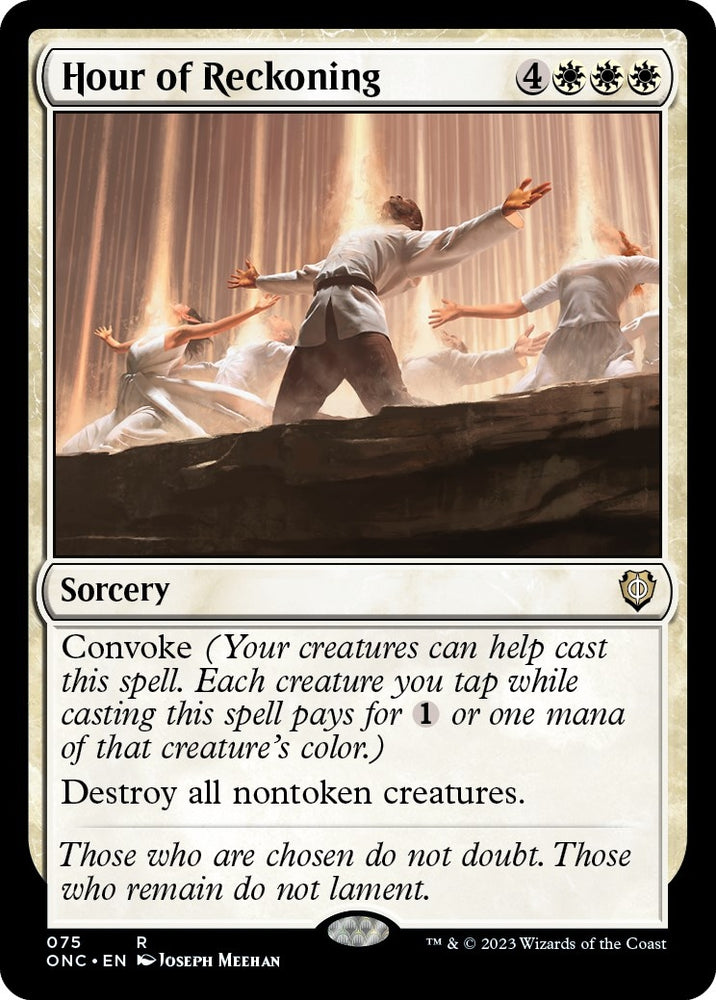 Image for Hour of Reckoning (75) [Commander: Phyrexia: All Will Be One]