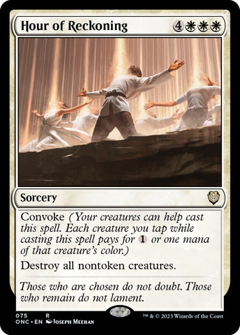 Image for Hour of Reckoning (75) [Commander: Phyrexia: All Will Be One]