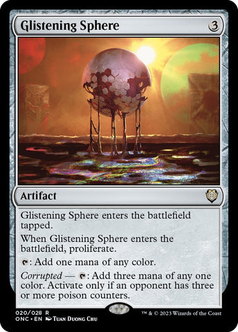 Image for Glistening Sphere (20) [Commander: Phyrexia: All Will Be One]